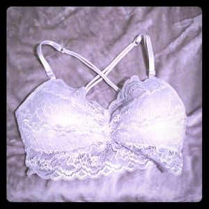 Super cute Grey and Black bralette! NEVER WORN!